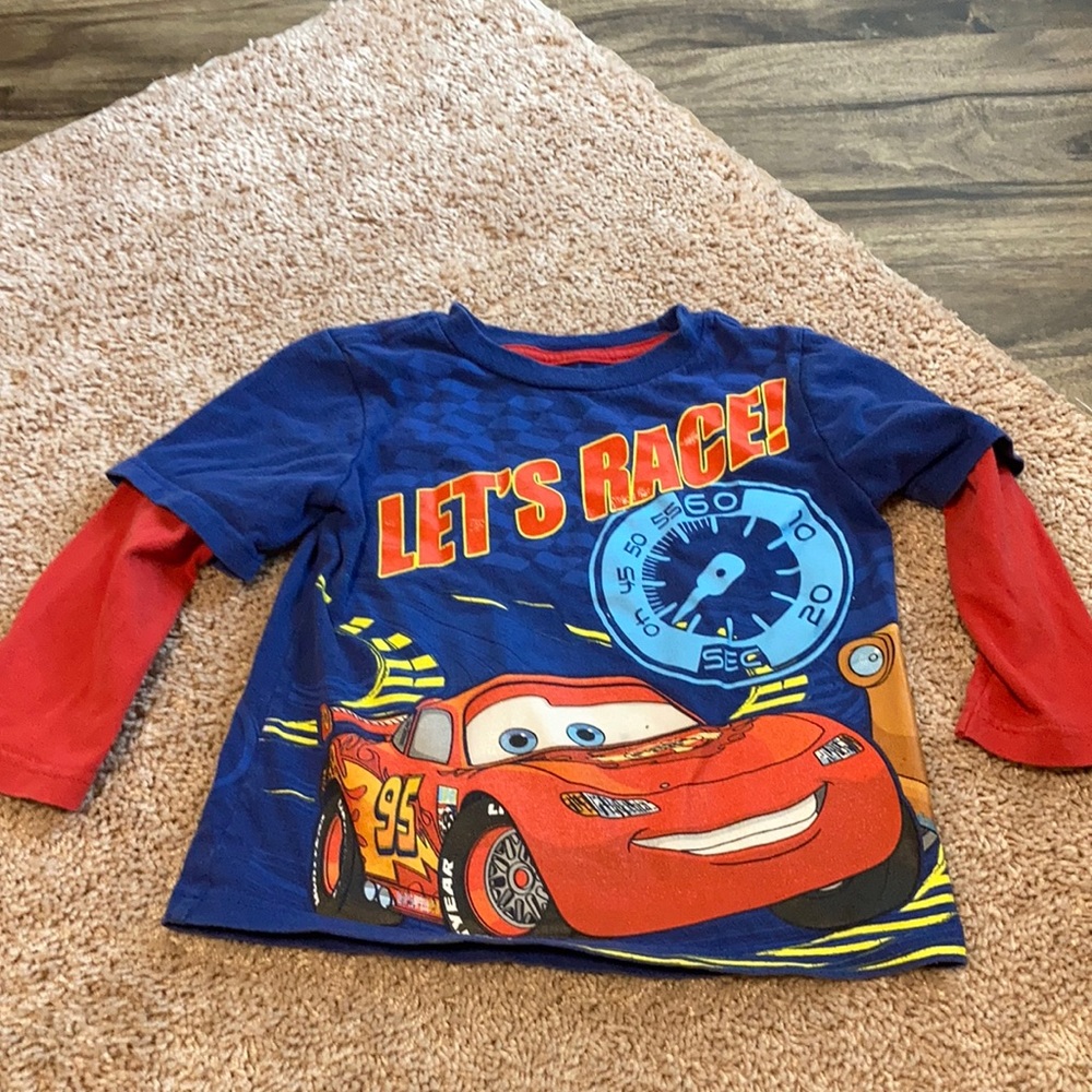 “CAR’s” long sleeve toddler shirt.